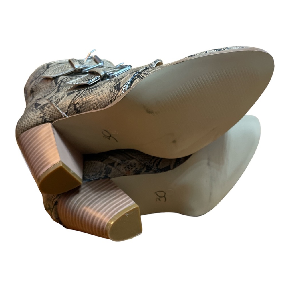 Coconuts Helga Snakeprint Booties Size:9 Nwob - image 4